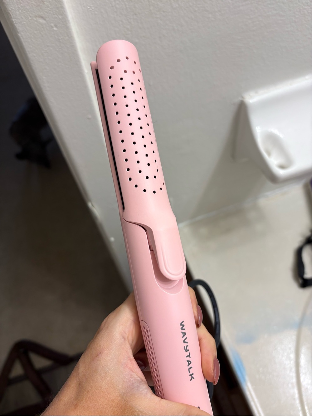 Pink Kids Hair Styler - Gentle Wave Iron